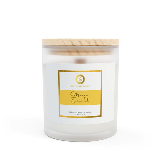 Mango Coconut Luxury Coconut Soy Candle, 11oz